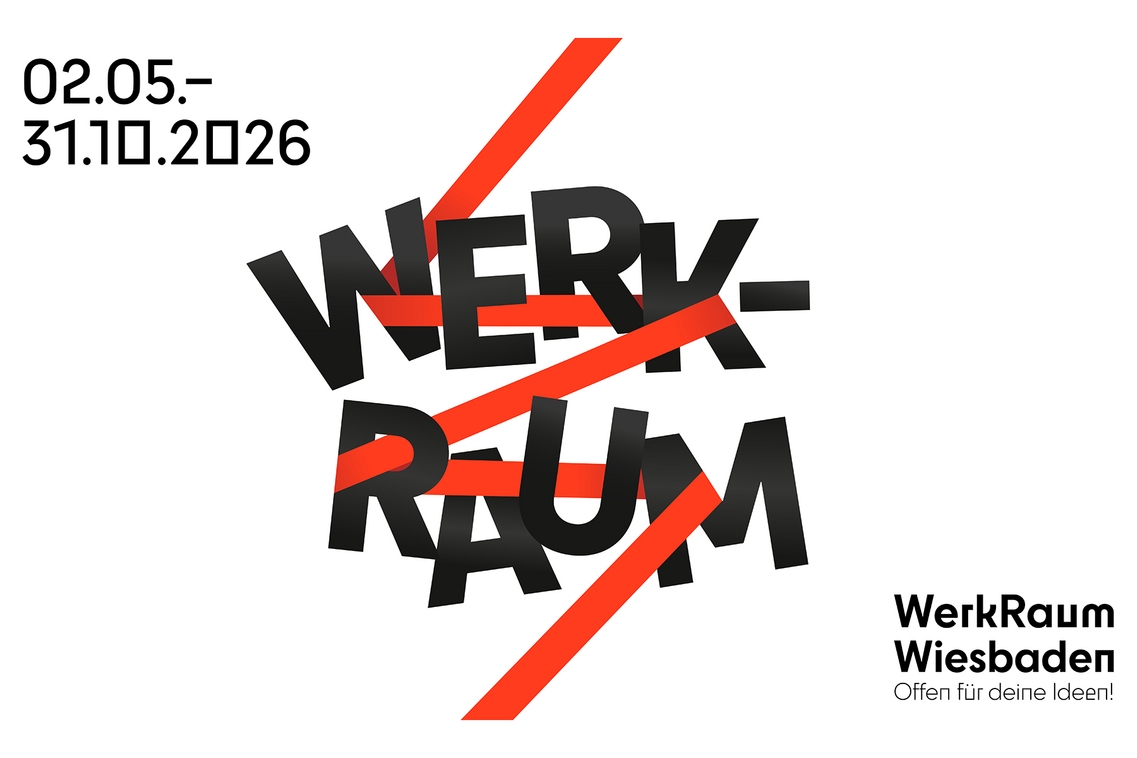 Logo Werkraum Wiesbaden mit Datum 2.5.-31.10.2026