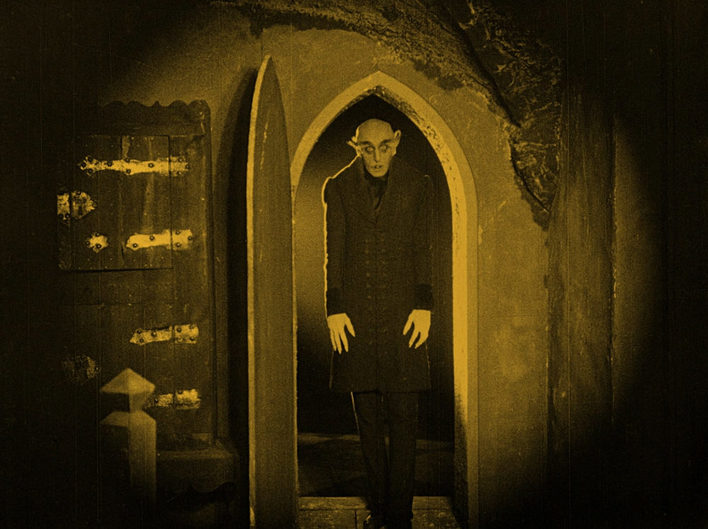 Filmszene - Nosferatu in der Tür