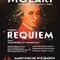 Mozart mit Schrift im Vordergrund