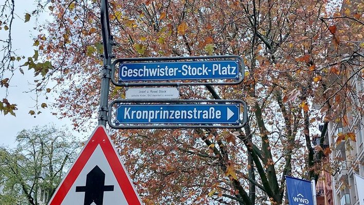 Straßenschild Kronprinzenstraße