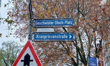 Straßenschild Kronprinzenstraße