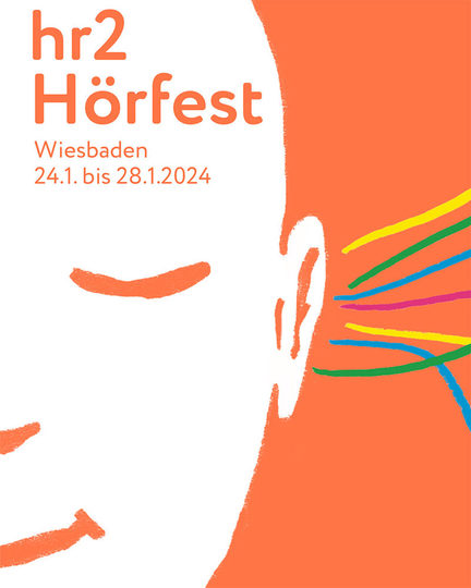 Plakat hr2-Hörfest Wiesbaden