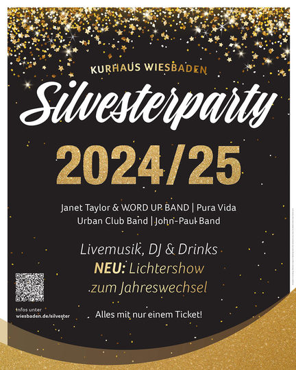 Plakat für Silvesterparty