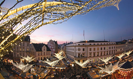 Blick von oben auf den Sternschnuppenmarkt - Heiko Kubenka