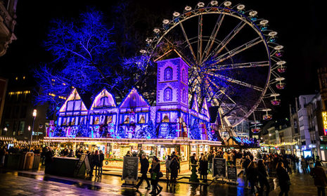 Blick auf Riesenrad - Peter Krausgrill