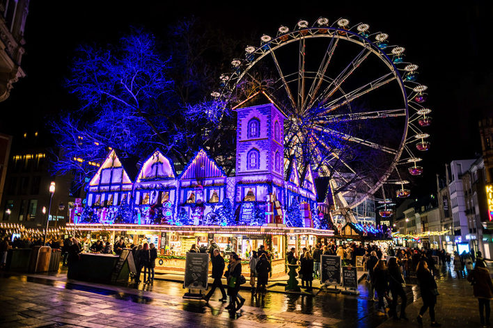 Blick auf Riesenrad - Peter Krausgrill