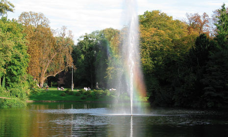 Der Weiher im Wiesbadener Kurpark