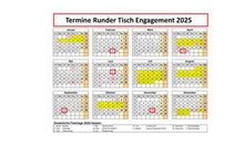 Termine und Themenschwerpunkte - Kalenderblatt