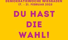 Plakat: Du hast die Wahl!