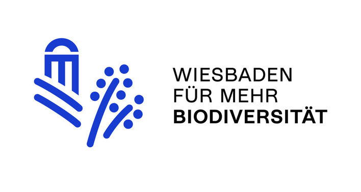 Logo Wiesbaden für mehr Biodiversität mit Biene