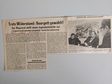 Zeitungsartikel Wiesbadener Kurier 1970-er Jahre