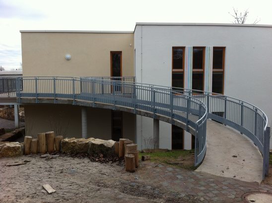 Kindertagesstätte St. Veiter Platz, barrierefreier Zugang.