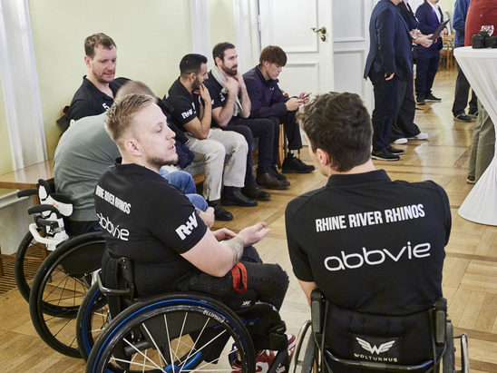 Empfang Paralympics-Sieger im Rathaus