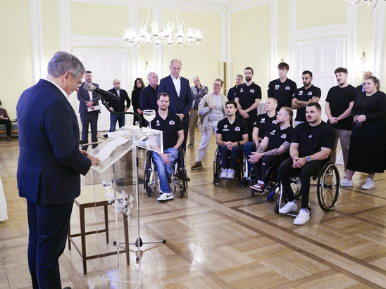 Empfang Paralympics-Sieger im Rathaus