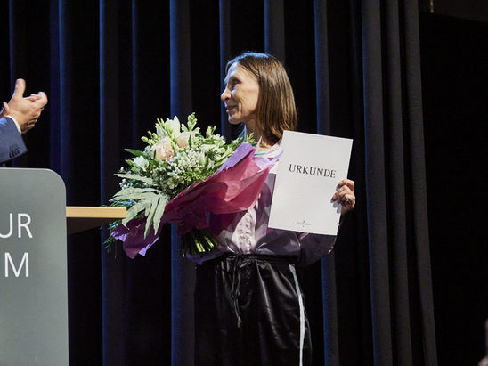 Verleihung Literaturpreis/Preisträgerin Martina Hefter