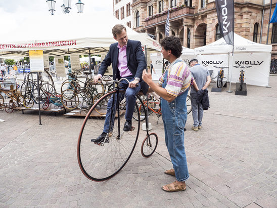 Wiesbaden Bike Experience Days/Wirtschaftsdezernent Dr.Oliver Franz