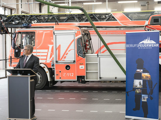 Eröffnung Feuerwache 3/Oberbürgermeister Gert-Uwe Mende