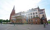 Das Wiesbadener Rathaus am Schlossplatz.