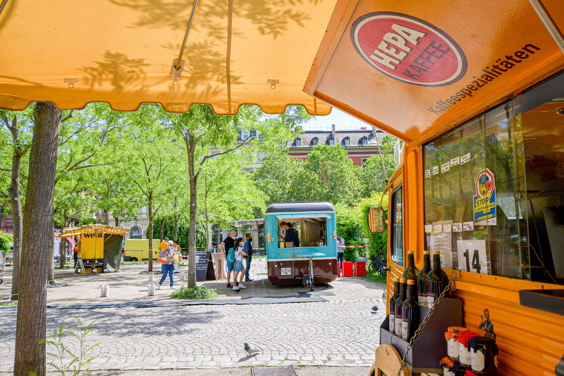 Blick auf Schlemmermarkt