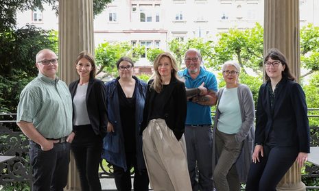 Das Team des Literaturhauses Villa Clementine - fünf Frauen und zwei Männe