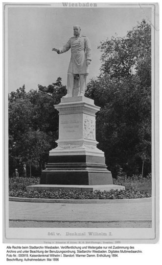 Kaiser-Wilhelm I.-Denkmal, 1896